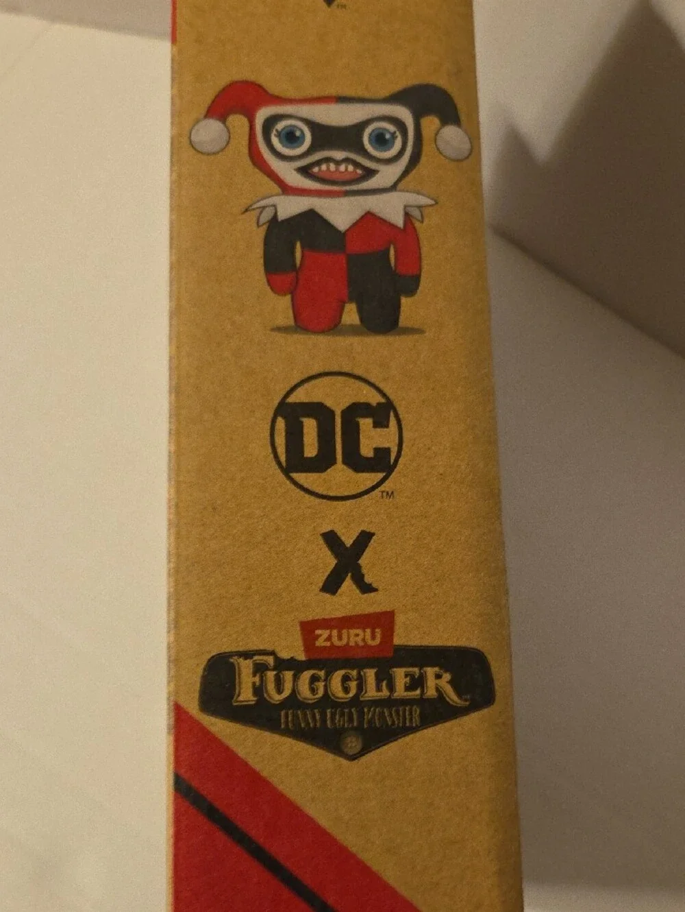 DC x Fuggler Harley Quinn Kids Plush - Black, White & Red